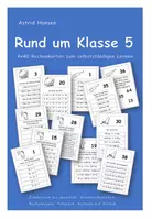Vorschau - Aufgabenkarten - Materialpaket Mathematikkarteien Klasse 5 - Deckblatt