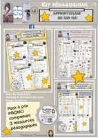 Aperçu - Préparation de séquence / Séquence complète - Kit pédagogique complet Apprentissage du son "ui" Marie Milo - Page de couverture