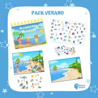 Vista previa - Tarjetas / Manipulativos - PACK VERANO - Portada
