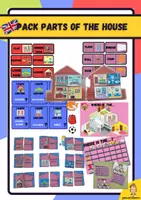 Vorschau - Stationenlernen - Pack: part of the house - Deckblatt
