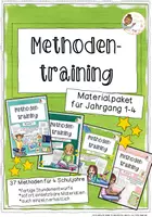 Vorschau - Stundenentwürfe - Methodentraining Klasse 1-4 (Materialpaket) - Deckblatt