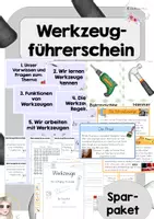 Vorschau - Arbeitsblätter - Werkzeuge Sparpaket - Deckblatt