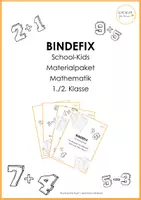 Vorschau - Arbeitsblätter - Bindefix Materialpaket - Schoolkids - Mathe 1./2. Klasse VS - Deckblatt