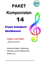 Vorschau - Spiele - PAKET: Komponisten 14 ( Beethoven & Franz Schubert ) - Deckblatt