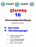 Vorschau - Unterrichtsreihen - DUETT: Personenbeschreibung 16 (Das Sams & Till Eulenspiegel) - Deckblatt