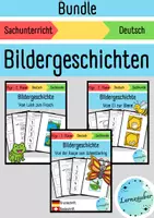 Vorschau - Arbeitsblätter - Sachunterricht-Bildergeschichten Tiere (Bundle) - Deckblatt