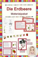 Vorschau - Bildkarten - Die Erdbeere - Materialpaket - Deckblatt