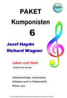 Vorschau - Arbeitsblätter - PAKET: Komponisten 6 ( Josef Haydn & Richard Wagner ) - Deckblatt