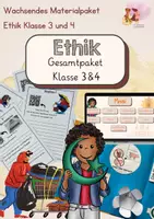 Vorschau - Unterrichtsreihen - Materialpaket Ethik Klasse 3 und 4 - Deckblatt