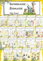 Vorschau - Anderer Materialtyp - Materialpaket "Safariklasse - Zooklasse" - Deckblatt