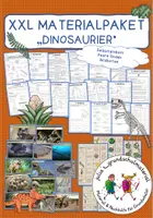 Vorschau - Unterrichtsreihen - XXL - Materialpaket "Dinosaurier" / Selbstlernheft, Paare finden, Bildkarten - Deckblatt