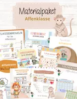 Vorschau - Arbeitsblätter - Klassentier Affe – Materialpaket Klassenorganisation | Klasse 1 (wachsend) - Deckblatt