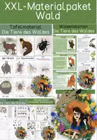 Vorschau - Arbeitsblätter - wachsendes Sparpaket Wald /Pilze, Bäume, Tiere, Pflanzen...) - Deckblatt