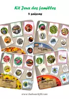 Aperçu - Apprentissages en autonomie - Kit Jeux des familles - 4 saisons - Page de couverture