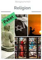Vorschau - Arbeitsblätter - Materialpaket Bibelgeschichten - Deckblatt