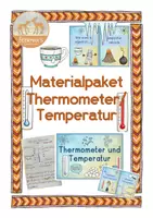 Vorschau - Unterrichtsreihen - Materialpaket Thermometer Temperatur - Deckblatt
