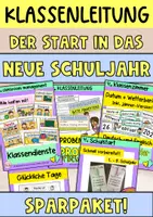 Vorschau - Arbeitsblätter - Das neue Schuljahr planen (Klassenleitung, Classroom Management) - Deckblatt
