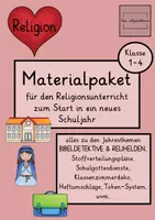 Vorschau - Stundenentwürfe - Religion: großes Materialpaket zum Schulstart - Deckblatt