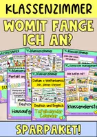 Vorschau - Poster - Womit fange ich an? Grundausstattung Klassenzimmer - Deckblatt