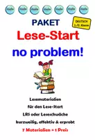 Vorschau - Unterrichtsreihen - PAKET: Lese-Start - no problem! - Deckblatt