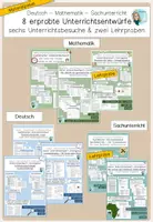 Vorschau - Stundenentwürfe - Gesamtpaket Unterrichtsentwürfe Referendariat #edukisummer - Deckblatt