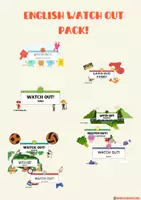 Aperçu - Jeux - Kit du jeu "Attention" en anglais. - Page de couverture