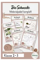 Vorschau - Stundenentwürfe - Materialpaket Schnecke Komplettpaket - Deckblatt