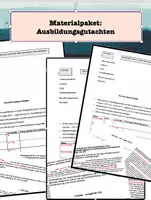 Vorschau - Stundenentwürfe - Materialpaket Langzeitbeurteilung, Referendare, Beurteilung, Bewertung, Lehrerausbildung, LZB - Deckblatt