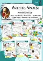 Vorschau - Arbeitsblätter - Antonio Vivaldi – Komplettpaket | Klasse 3–4 - Deckblatt