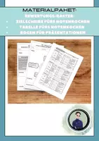 Vorschau - Klassenarbeiten - Materialpaket mit Bewertungsbögen - Deckblatt