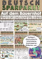 Vorschau - Arbeitsblätter - Bauernhof - fächerübergreifendes Materialpaket differenziert für Klasse 1-3 - Deckblatt