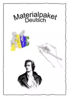 Vorschau - Arbeitsblätter - Materialpaket Deutsch - Deckblatt