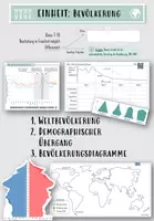 Vorschau - Unterrichtsreihen - Materialpaket Bevölkerung - Deckblatt