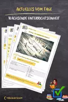 Vorschau - Stundenentwürfe - Wachsende U-Einheit: Aktuelles vom Tage - Zeitungen - Deckblatt