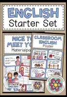 Vorschau - Arbeitsblätter - ENGLISH STARTER SET - Deckblatt