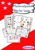 Vorschau - Spiele - Materialpaket "Wörter lesen 1" - Deckblatt