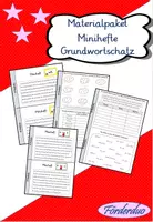 Vorschau - Arbeitsblätter - Materialpaket Minihefte zum Grundwortschatz - Deckblatt