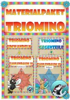 Vorschau - Unterrichtsreihen - Wachsendes Materialpaket - Triomino - Deutsch - Mathematik - Englisch - Deckblatt
