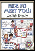 Vista previa - Juegos / Gamificación - NICE TO MEET YOU – English for Beginners (ENGLISH BUNDLE) - Portada