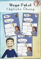 Vorschau - Arbeitsblätter - Tägliche Übung Mathe Paket | Kopfrechnen & Rechenverfahren - Deckblatt