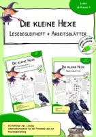 Vorschau - Arbeitsblätter - Die kleine Hexe – Lesebegleitheft und Arbeitsblätter | Klasse 3–4 - Deckblatt