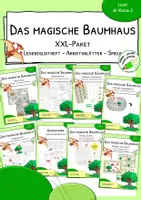 Vorschau - Arbeitsblätter - Das magische Baumhaus Teil 1 – Komplettpaket | Klasse 2–3 - Deckblatt