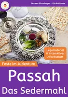 Vorschau - Arbeitsblätter - Feste im Judentum - Passah - Sedermahl - Materialpaket - Deckblatt