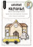 Vorschau - Stationenlernen - Knuffiges wachensdes Materialpaket zum Schulstart - Deckblatt