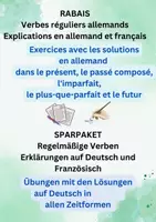 Vorschau - Arbeitsblätter - RABAIS Explications verbes réguliers allemands en allemand et français - Exercices et solutions en allemand - Deckblatt