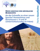 Vorschau - Stundenentwürfe - An der Schwelle zu einer neuen Epoche? Humanismus und Renaissance I, II und III (Da Vinci, Kopernikus und Galilei, Gutenberg und der Buchdruck) (Unterrichtsstunden | Unterrichtsmaterial | Stundenentwürfe Frühe Neuzeit inkl. Leistungsnachweisen) - Deckblatt