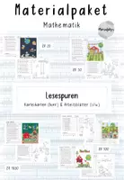 Vorschau - Arbeitsblätter - Materialpaket: Mathematik-Lesespuren - Deckblatt