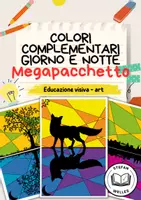 anteprima - Materiale per pittura e bricolage - Raccolta di materiali - Giorno e notte - Colori in omaggio - Pagina di copertina