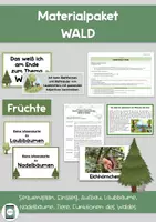 Vorschau - Stundenentwürfe - Materialpaket WALD - Deckblatt