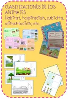 Vista previa - Unidades / Secuencias / Situaciones de Aprendizaje - PACK: CLASIFICACIONES DE ANIMALES - Portada